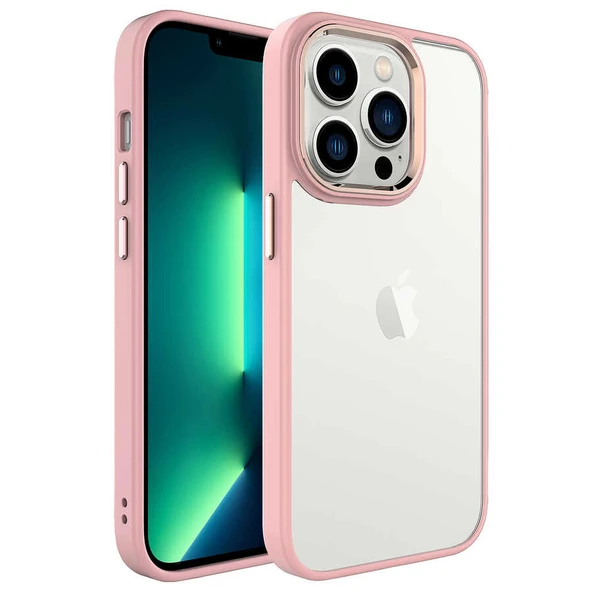 Apple iPhone 14 Pro Max Kılıf Zore Krom Kapak - Resim 7