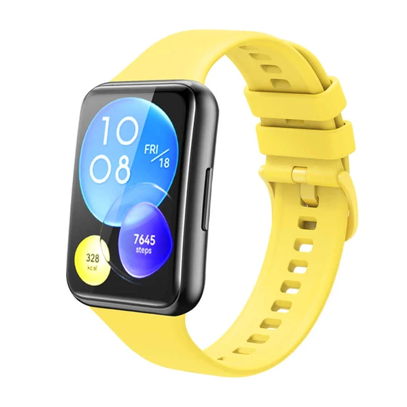 Huawei Watch Fit 2 KRD-43 Silikon Kordon - Resim 4