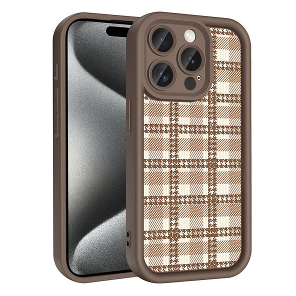 Apple iPhone 15 Pro Max Kılıf Kamera Korumalı Baskılı Arka Yüzey Zore Klas Kapak ürün görseli 1