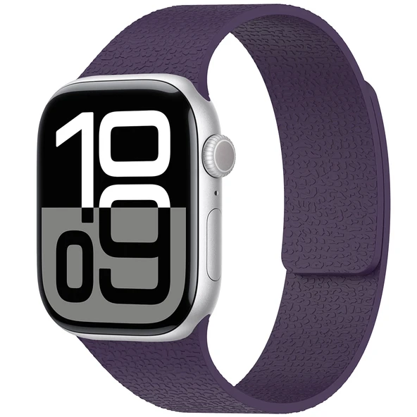 Apple Watch 44mm Zore KRD-136 Kabartma Desenli Silikon Kordon ürün görseli 1