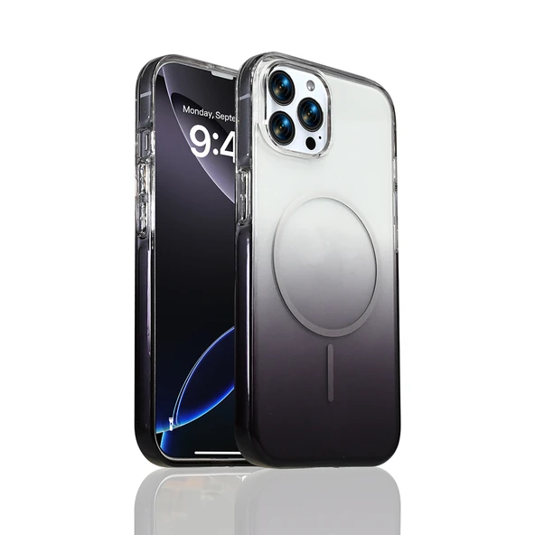 Apple iPhone 15 Pro Max Kılıf M-Safe Şarj Özellikli Zore Septik Silikon Kapak ürün görseli 1