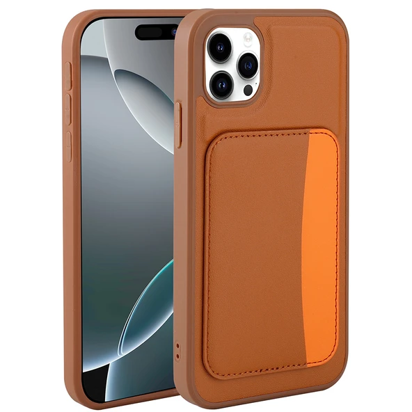 Apple iPhone 11 Kılıf Kartlıklı Zore X-Kart Silikon Kapak ürün görseli 1