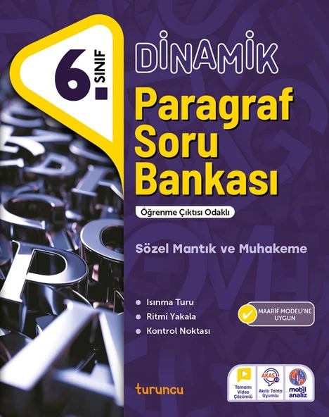 Tudem 6. Sınıf Dinamik Paragraf Soru Bankası ürün görseli 1