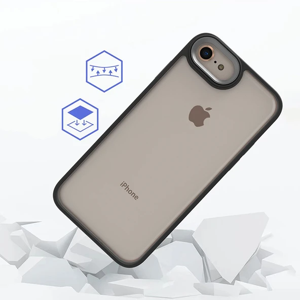 Apple iPhone 7 Kılıf Zore Flora Kapak - Resim 3