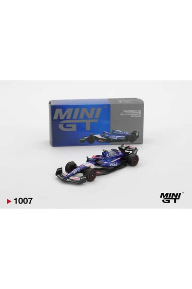 Mini Gt 1007 F1 2024 Yuki Tsunoda 2024 Bahrain GP 1/64 Model Araba ürün görseli 1