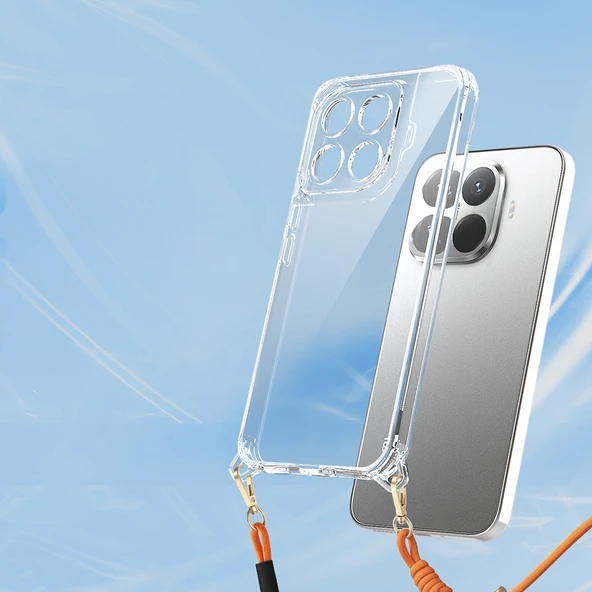 Xiaomi 15T Pro Kılıf Airbagli Takılabilir Askı Aparatlı Zore Snap Silikon Kapak ürün görseli 1