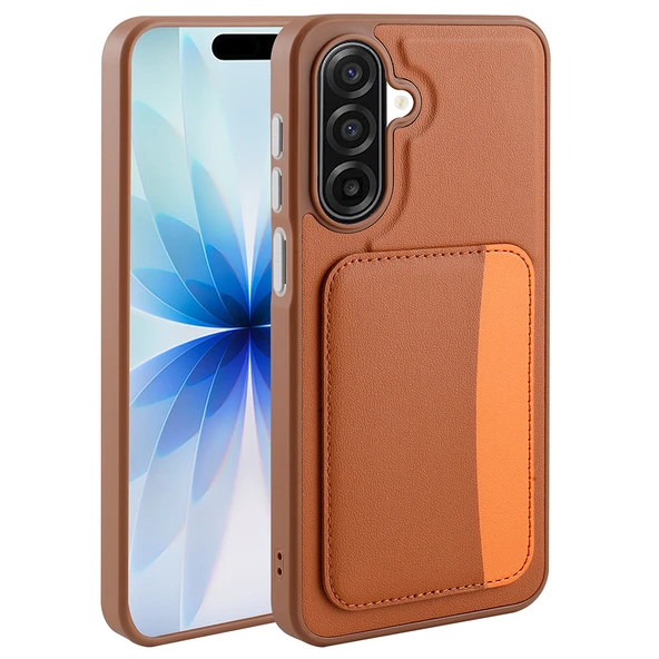 Galaxy A17 Kılıf Kartlıklı Zore X-Kart Silikon Kapak ürün görseli 1
