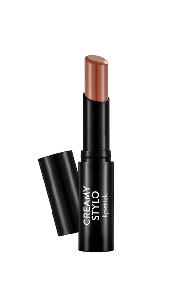 Flormar Creamy Stylo Lipstick - 006 Chestnut Yarı Parlak Stick Ruj - 8682536013666 ürün görseli 1