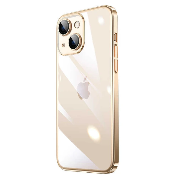 Apple iPhone 14 Plus Kılıf Sert PC Renkli Çerçeveli Zore Riksos Kapak ürün görseli 1
