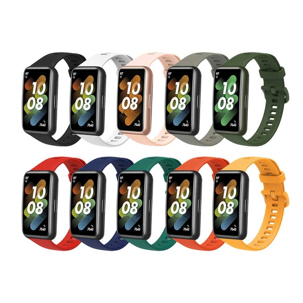 Huawei Band 7 KRD-71 Silikon Kordon - Resim 4