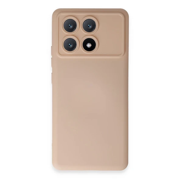 Xiaomi Poco X6 Pro Kılıf Nano İçi Kadife Silikon - Pudra ürün görseli 1