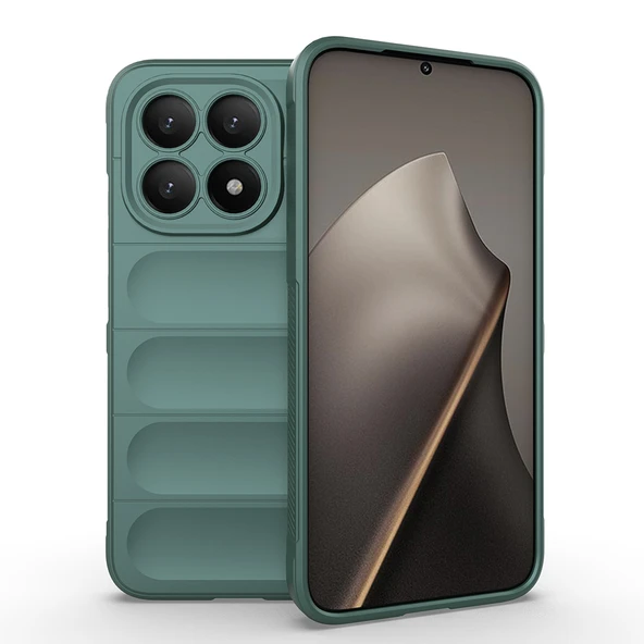 Xiaomi 15T Kılıf Esnek TPU Oyuklu Arka Yüzey Tasarımlı Zore Etnik Silikon Kapak ürün görseli 1