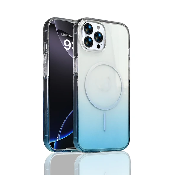 Apple iPhone 16 Pro Max Kılıf M-Safe Şarj Özellikli Zore Septik Silikon Kapak ürün görseli 1