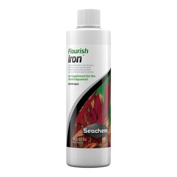 Seachem Flourish Iron 250 Ml - Bitki Gübresi ürün görseli 1