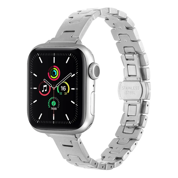 Apple Watch 7 41mm Zore KRD-150 Metal Kordon ürün görseli 1