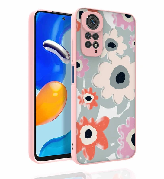 Xiaomi Redmi Note 11S Global Kılıf Desenli Kamera Korumalı Parlak Zore Nora Kapak ürün görseli 1