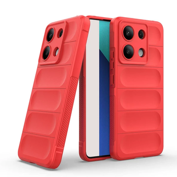 Xiaomi Redmi Note 13 4G Kılıf Esnek TPU Oyuklu Arka Yüzey Tasarımlı Zore Etnik Silikon Kapak ürün görseli 1