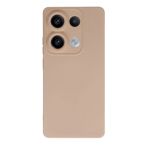 Xiaomi Redmi Note 13 Pro 4g Kılıf Nano İçi Kadife Silikon - Pudra ürün görseli 1