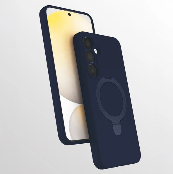 Galaxy A17 Kılıf M-safe Şarj Özellikli Standlı Zore Samara Kapak ürün görseli 1