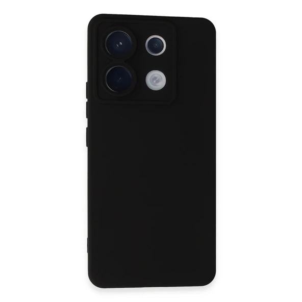 Xiaomi Redmi Note 13 Pro 5g Kılıf Nano İçi Kadife Silikon - Siyah ürün görseli 1