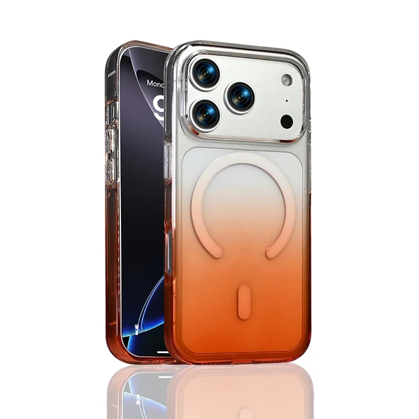 Apple iPhone 17 Pro Max Kılıf M-Safe Şarj Özellikli Zore Septik Silikon Kapak ürün görseli 1