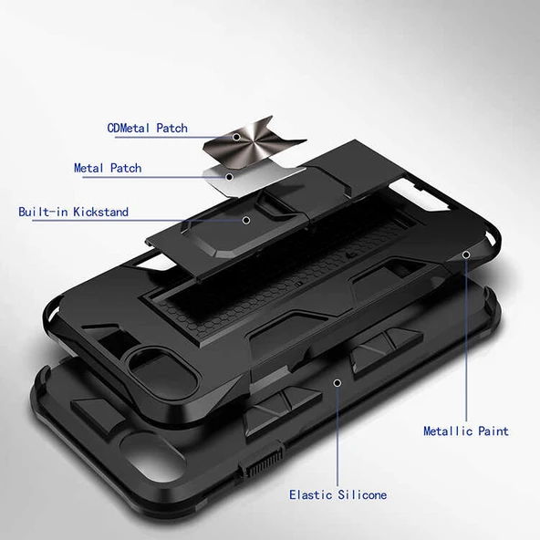 Apple iPhone 7 Kılıf Zore Volve Kapak - Resim 6