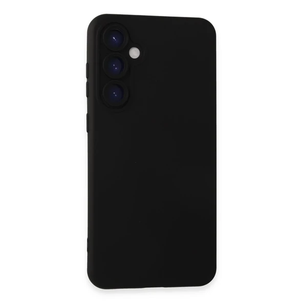 Samsung Galaxy S24 Plus Kılıf Nano İçi Kadife Silikon - Siyah ürün görseli 1