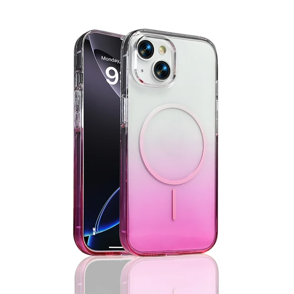 Apple iPhone 15 Kılıf M-Safe Şarj Özellikli Zore Septik Silikon Kapak ürün görseli 1