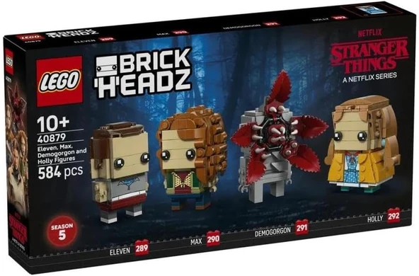 Lego 40879 Brickheadz Eleven, Max, Demogorgon And Holly Figures ürün görseli 1