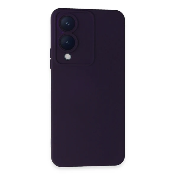 Vivo Y17s Kılıf Nano İçi Kadife Silikon - Mor ürün görseli 1