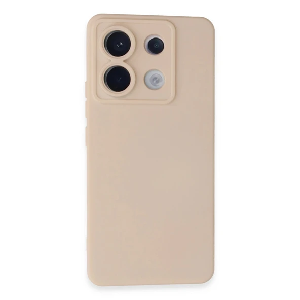 Xiaomi Redmi Note 13 Pro 5g Kılıf Nano İçi Kadife Silikon - Pudra ürün görseli 1