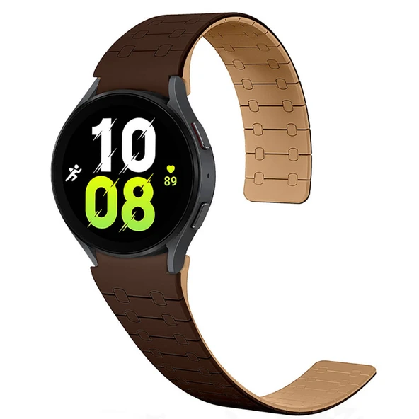 Galaxy Watch 5 Pro 45mm Zore KRD-111 20mm Çizgili Desenli Silikon Kordon ürün görseli 1