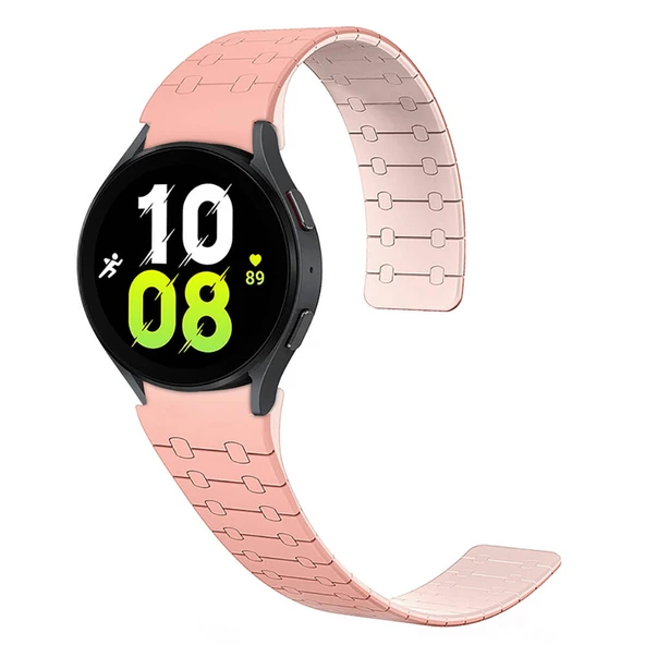 Galaxy Watch 6 44mm Zore KRD-111 20mm Çizgili Desenli Silikon Kordon ürün görseli 1