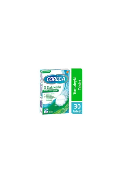 Corega 3 Dakikada Temizleyici 30 Tablet ürün görseli 1