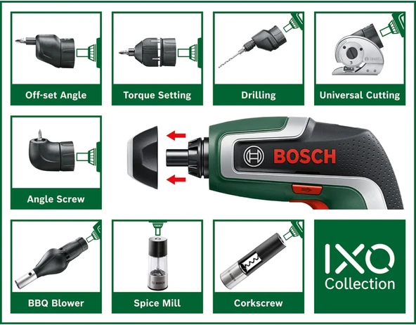 Bosch Home And Garden Ixo Eksantrik Adaptörü - Resim 5