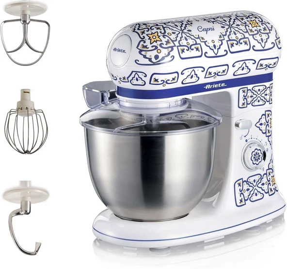 Ariete Capri Mutfak Şefi 1588/0C - 1200 Watt Stand Mikser, Hamur Yoğurma Makinesi, 2400 Watt'A Ulaşa ürün görseli 1