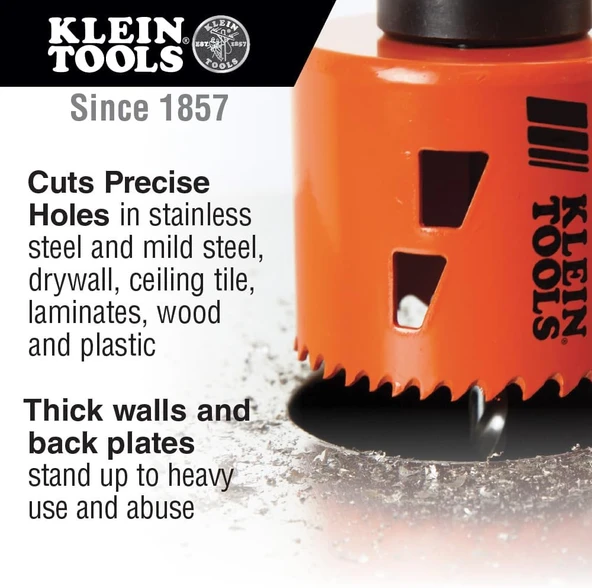 Küçük Tools 32905 Elektrikli-Delikli Testere-Set Arbor (3 Parça) - Resim 3