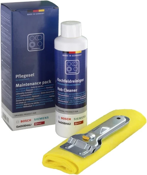 Bosch /Siemens 6900311502 Cam Seramik Ocaklar Için Bakım Seti, 1 X 250 Ml Cam Seramik Temizleyici, M ürün görseli 1