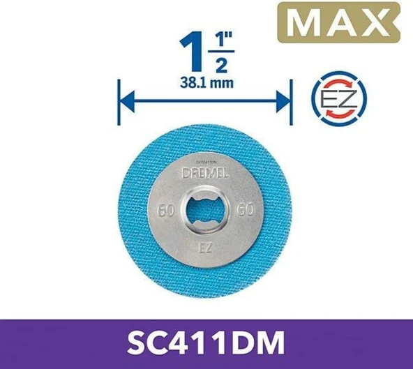 Dremel Max Ez Speedclic: Zımpara Diskleri (Sc411Dm) - Resim 3