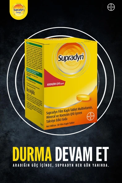 Supradyn KOENZIM COQ 10 30 TABLET - Resim 8