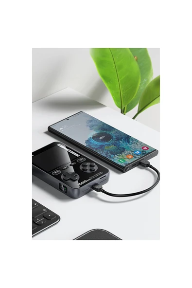 10.000 mAh PD 20W Dahili Retro Oyun Konsollu Magsafe Powerbank - Siyah ürün görseli 1