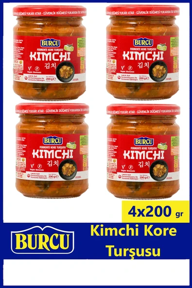 Burcu Kimchi Fermente Kore Turşusu 200 gr x 4 Adet ürün görseli 1