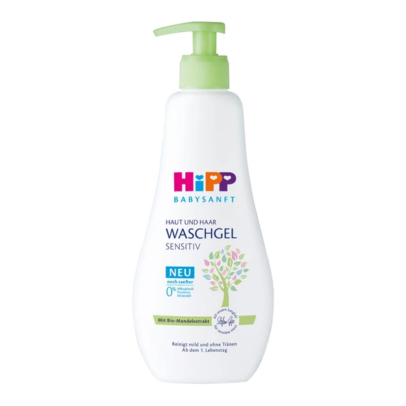 Hipp  Babysanft Bebek Saç ve Vücut Banyo Jeli 400 ml ürün görseli 1