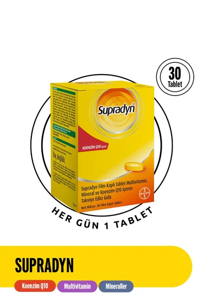 Supradyn KOENZIM COQ 10 30 TABLET ürün görseli 1