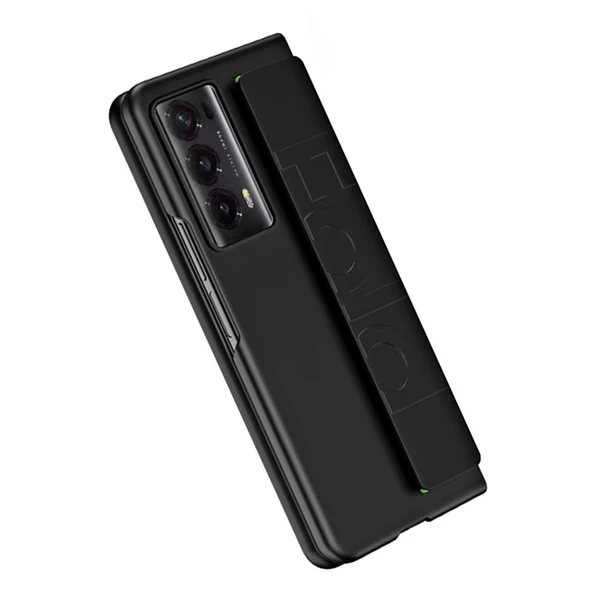 Huawei Honor Magic V2 Kılıf Data Kapak - Siyah - Resim 3