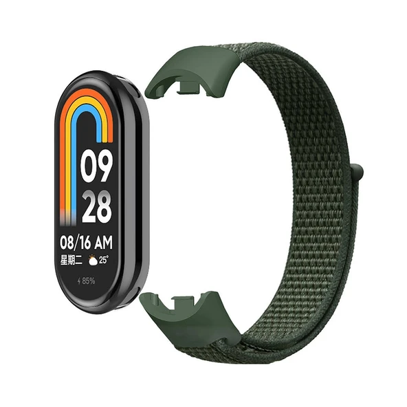 Xiaomi Mi Band 9 KRD-03 Hasır Kordon - Resim 4