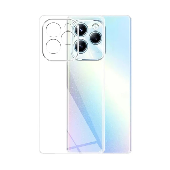 İnfinix Hot 40i Kılıf Lüx Şeffaf Silikon ürün görseli 1