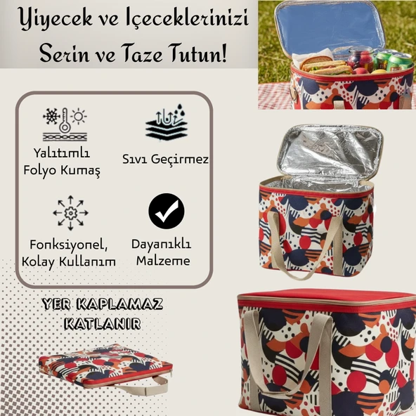 15 LT Termal Çanta -Piknik Çantası - Resim 2