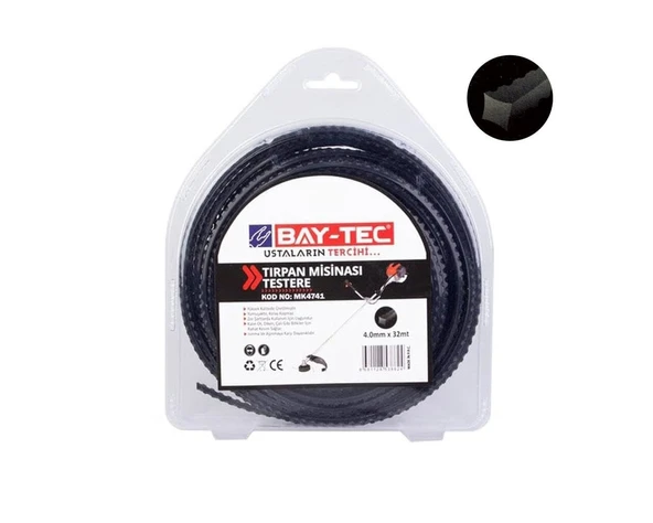Testere Tırpan Misinası 4 mm x 32 mt MK4741 BAYTEC ürün görseli 1