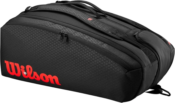 Wilson (Nan 15 Adet) 15 Adet V3 Raket Torbası, Siyah, 76X45X34, Tenis Raketi Çantası ürün görseli 1